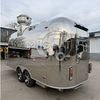 MGA-4.5M Full Stainless Steel Towable Food Truck, High-Adaptability Multi-Functional Commercial Catering Trailer