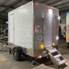 MGT-3 Single Toilet Luxury Custom Stainless Steel Interior Towable Mobile Restroom