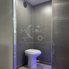 MGT-3 Single Toilet Luxury Custom Stainless Steel Interior Towable Mobile Restroom