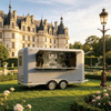 MGA-5M Matte Grey Streamlined Multi-Function Mobile Food Trailer