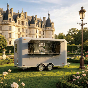 MGA-5M Matte Grey Streamlined Multi-Function Mobile Food Trailer
