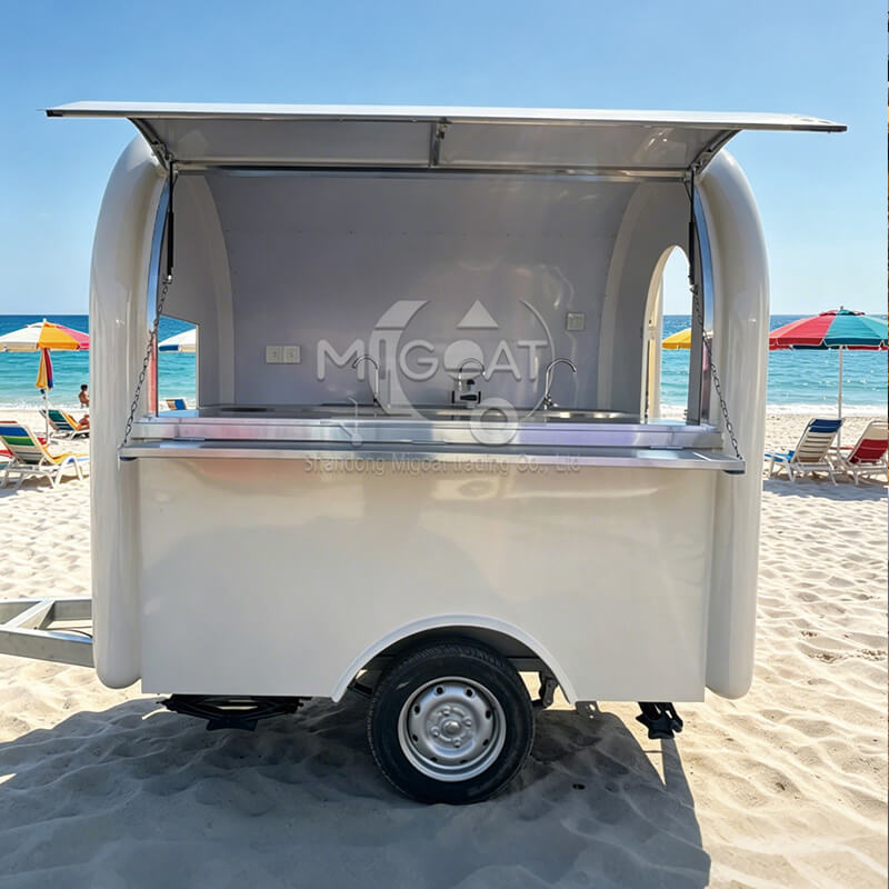 MGR-2.5 304 Stainless Steel Double Sink Multi-Function Food Trailer