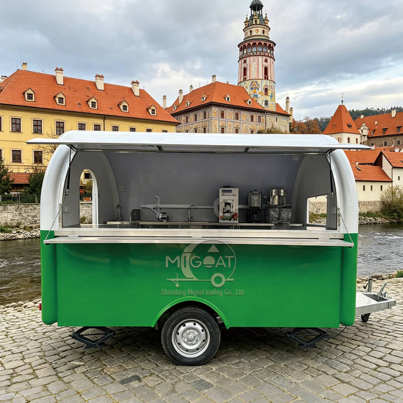 MGR-3M Mini Food Trailer, Stylish Multi-purpose Mobile Catering Concession