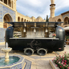 MGA-4M Tainless Steel Interior Trendy Vintage Mobile Food Truck, Outdoor Street Snack Coffee Concession Trailer