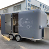 MGA-5M Matte Grey Streamlined Multi-Function Mobile Food Trailer