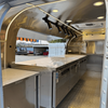 MGA-4M Mirror Stainless Steel Food Trailer, High-end Multi-purpose Mobile Coffee & Food Kiosk