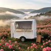MGR-2.2M White Minimalist Waterproof Outdoor Mobile Coffee Food Concession Cart Trailer