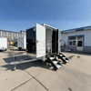 MGT-3M Luxury Dual Restroom Portable Toilet Trailer with Sinks, Mobile Restroom for Outdoor Events Construction