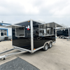 MGS-3.5M Dual-Axis Mobile Food Truck, High-Appearance Full Interior Outdoor Camping Market Coffee & Dessert Vending Cart
