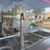 MGR-2.5M Triple Sink Stainless Steel Food Trailer Commercial Food Cart