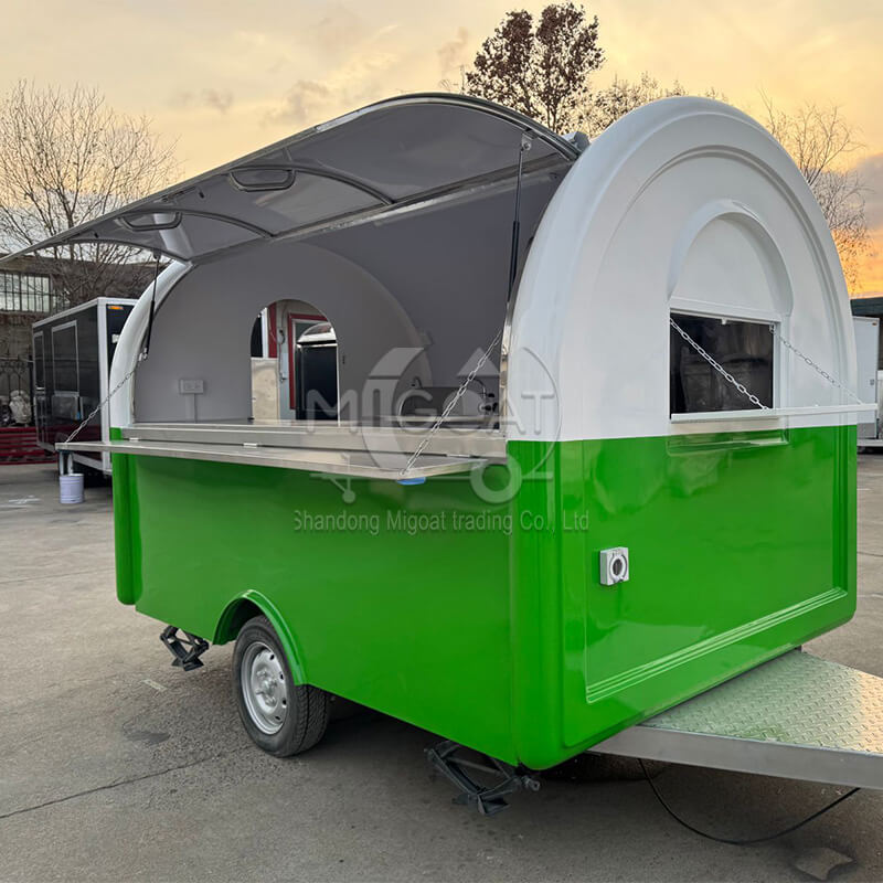 MGR-3M Mini Food Trailer, Stylish Multi-purpose Mobile Catering Concession