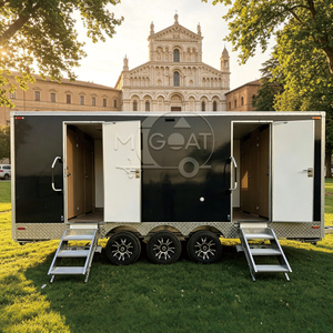 MGT-6M Tri-Axle Stable Large Space Luxury Finished Easy-Clean Construction & Scenic Spot Mobile Toilet Trailer