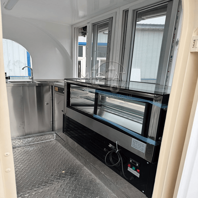 MGR-2.5M Mini Arched Retro Mobile Dessert Food Truck