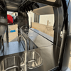 MGA-4M Dual-Axle Matte Black Retro Streamlined All Stainless Steel Interior Multi-Function Commercial Mobile Food Trailer