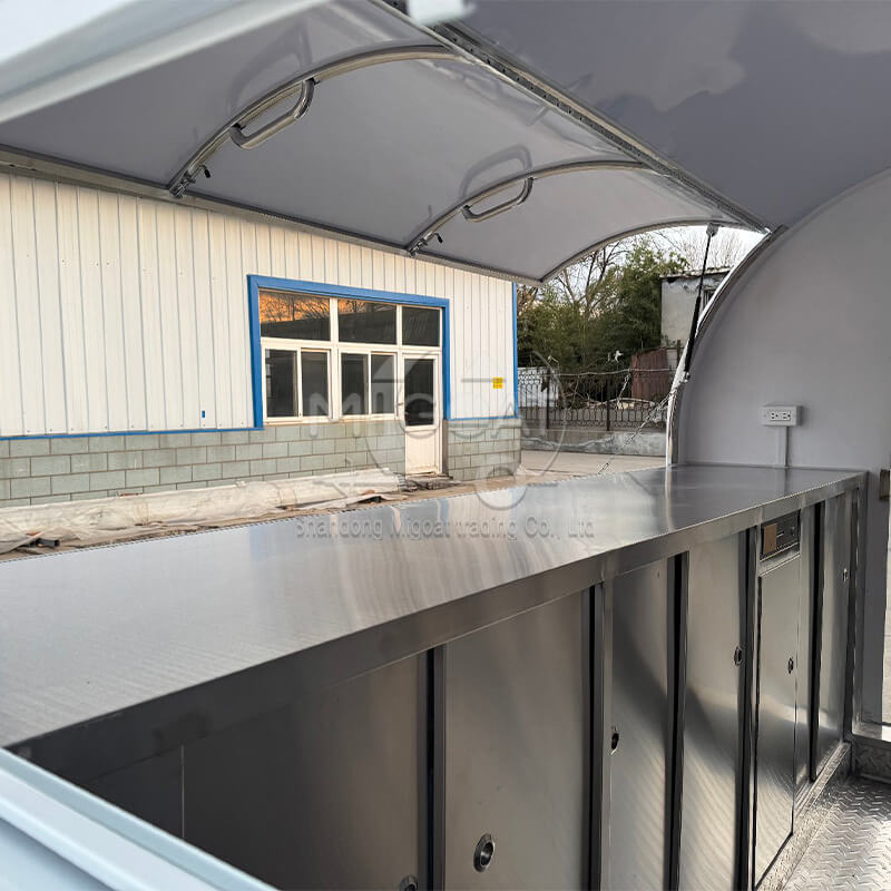 MGR-3M Mini Food Trailer, Stylish Multi-purpose Mobile Catering Concession