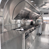 MGA-5M Mirror Polished Stainless Steel Mobile Food Truck 6m Multi-functional Commercial Catering Trailer Viral Camping Coffee
