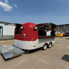MGA-3M High-End Custom Stainless Steel Dual-Axle Towable Food Trailer