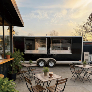MGS-6M Dual Axle Fully Stainless Steel Interior Multi-Functional Commercial Food Trailer