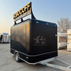 MGA-3M Length Stainless Steel Interior Custom Logo Coffee Food Trailer, Mobile Commercial Multi-Function Food Cart