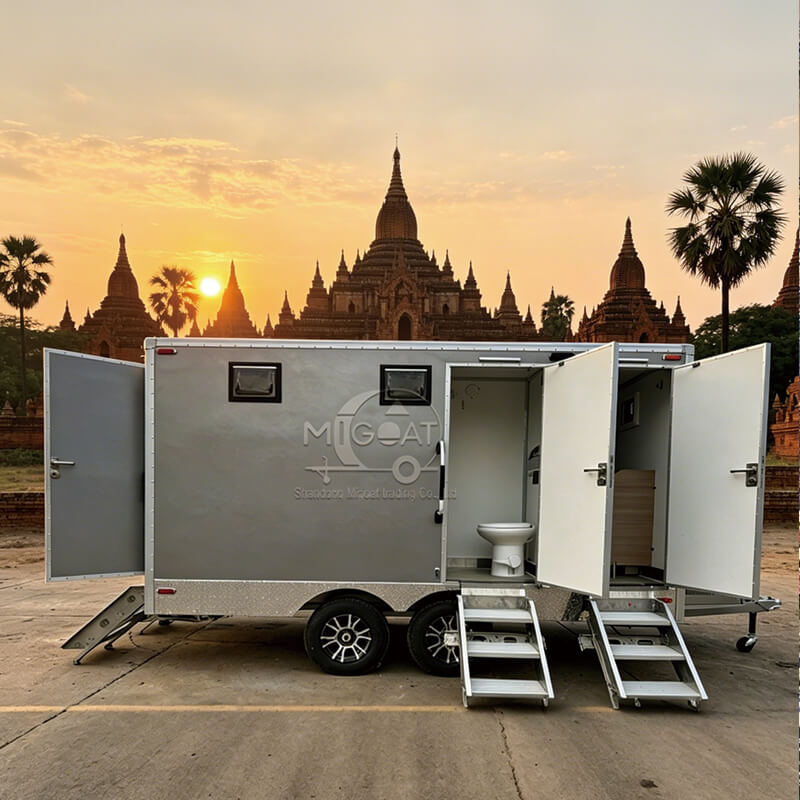 MGT-4.5M Dual-Stall Luxury Portable Restroom Trailer