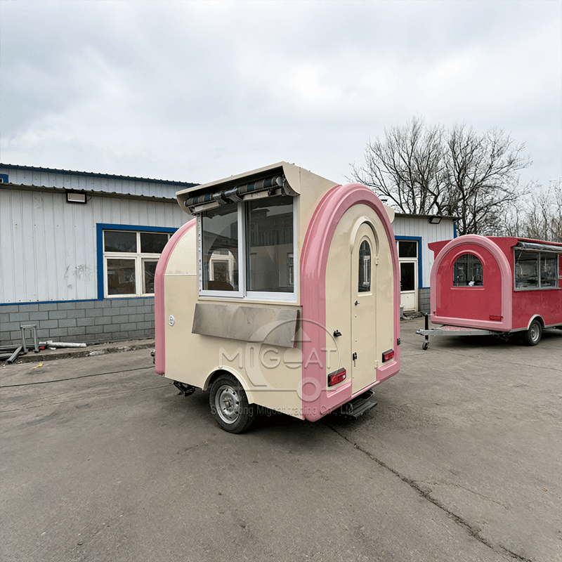 MGR-2.5M Mini Arched Retro Mobile Dessert Food Truck