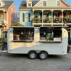 MGA-5M Luxury Streamlined Airstream Style Food Truck, Sealed Corrosion-Resistant Mobile Kitchen, All-Scenario Commercial Catering Concession Trailer