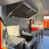 MGS-4M Dual-Wheel Towable Mobile Food Trailer With Terrace, Premium Fully Equipped Outdoor Street Food Concession Cart