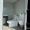 MGT-3M Luxury Dual Restroom Portable Toilet Trailer with Sinks, Mobile Restroom for Outdoor Events Construction