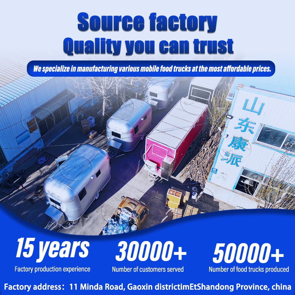 MGA-2.5M Mirror Stainless Steel Multi-functional Food Truck - Viral Check-In Style, Cross-Border Bestseller