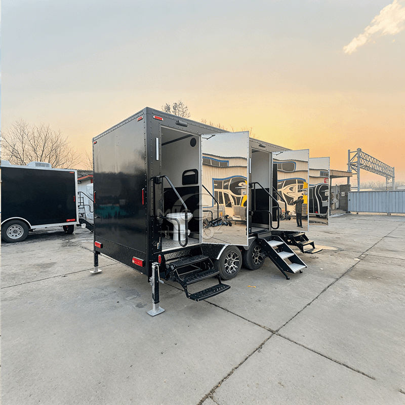 MGT-4.5M Premium Mobile Restroom Trailer, Commercial-Grade Portable Bathroom for Outdoor Use