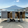 MGT-4.5M Multi-unit Gender-separated Trailer Toilet, Large Capacity Commercial Eco Temporary Restroom Disabled Room