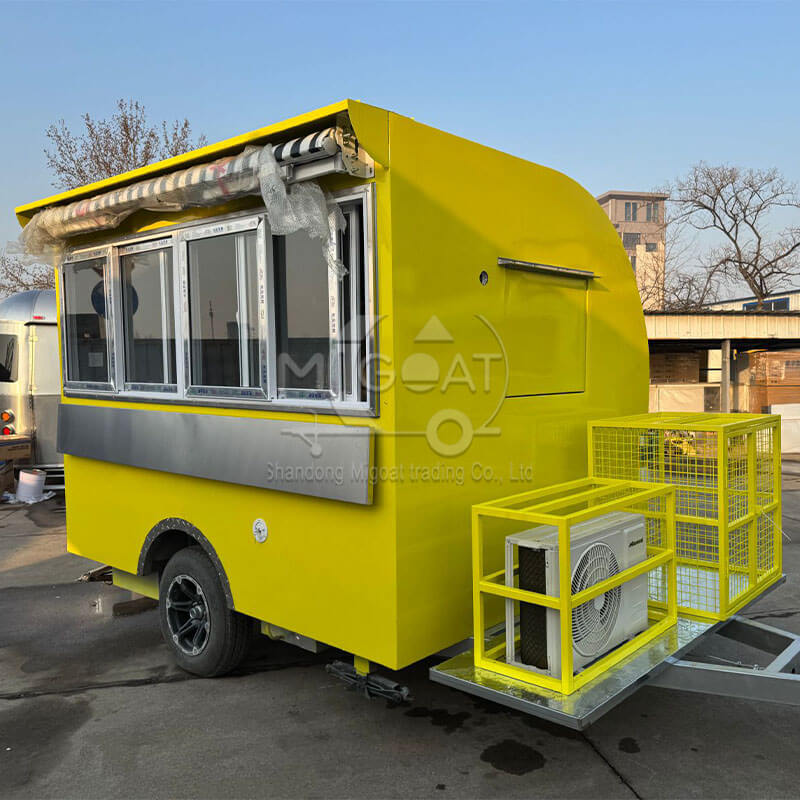 MGR- Customized Full Stainless Steel Interior Multi-Function Towable Food Trailer