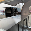 MGR-2.2m Small Stainless Steel Workbench Towable Food Trailer