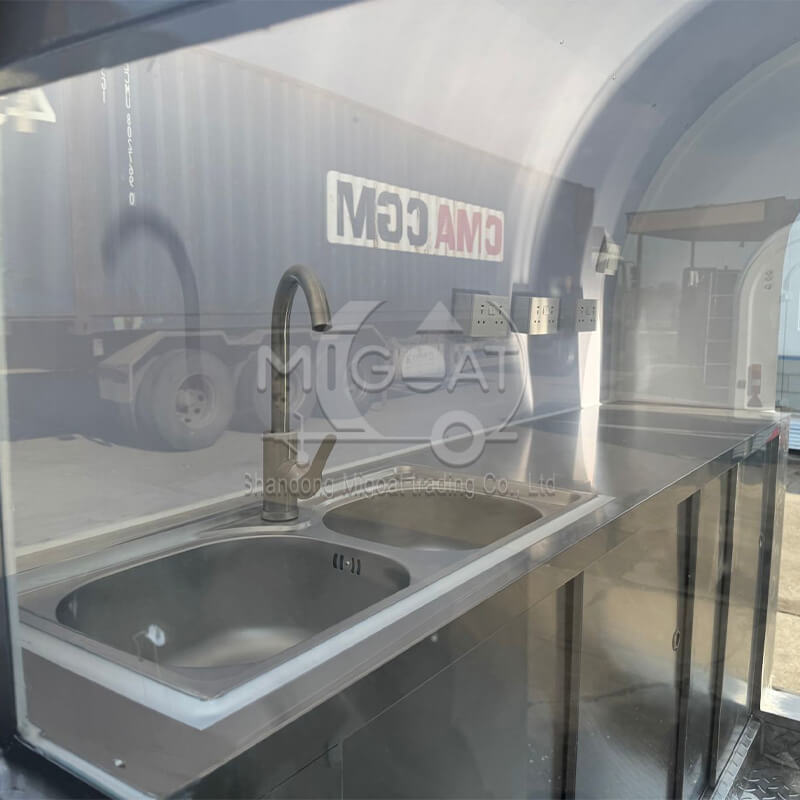 MGR-2.5M Retro Arc Outdoor Camping & Catering Trailer
