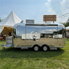 MGA-4M Mirror Stainless Steel Multi-Function Food Trailer with Mobile Restroom