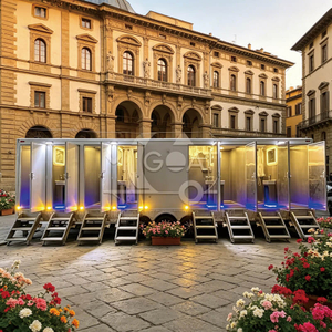 MGT-10M 8-Stall Luxury Mobile Eco-Friendly Restroom Trailer