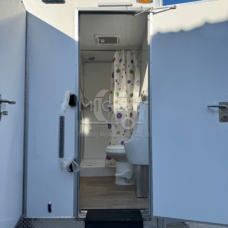 MGT-5M Luxury 4-Stall Portable Restroom Trailer | Eco-Friendly Mobile Toilet for Construction & Events