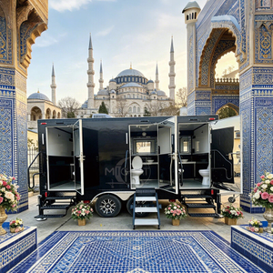 MGT-4.5M Premium Mobile Restroom Trailer, Commercial-Grade Portable Bathroom for Outdoor Use