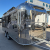 MGA-7M Luxury Mirror Stainless Steel Food Trailer