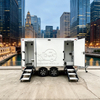 MGT-4.5M 4-Stall Dual-Zone Luxury Mobile Restroom Trailer | Heavy-Duty Dual-Axle Model