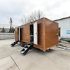 MGT-4.5M Multi-Stall Luxury Wood-Grain Portable Restroom Trailer for Outdoor Commercial Use