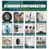 MGT-2.2M Single Cabin Portable Restroom Trailer Eco-Friendly Mobile Outdoor Sanitary Unit