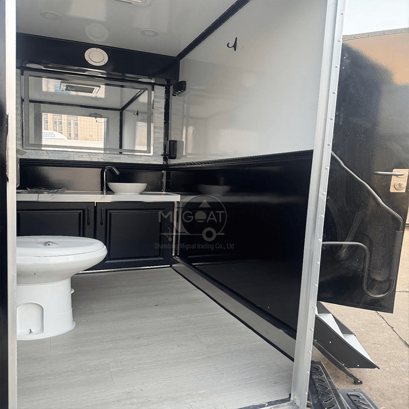 MGT-4.5M Premium Mobile Restroom Trailer, Commercial-Grade Portable Bathroom for Outdoor Use
