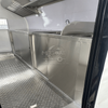 MGR-3M Dual Axle Reinforced 304 Stainless Steel Worktop Glossy Black Paint Multi-Function Mobile Food Trailer