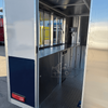MGS-3m Length Stainless Steel Interior Blue White Color Matching Multi-Function Commercial Mobile Food Trailer