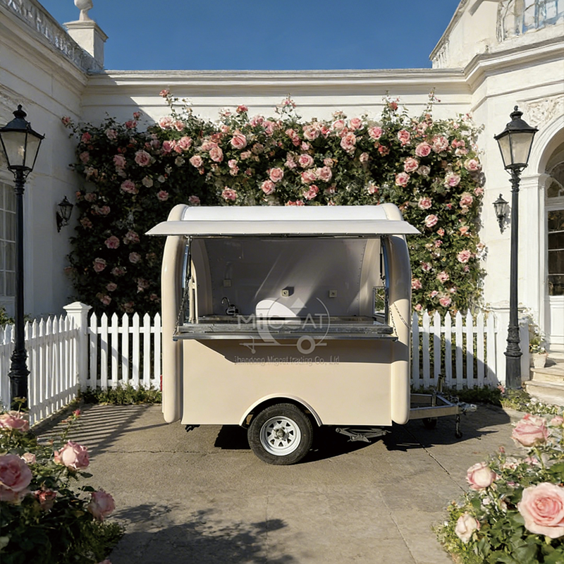 MGR-2.2m Mini Multi-Functional Stainless Steel Worktop Popular Mobile Food Trailer