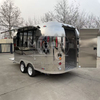 MGA-3.8M Tandem Axle Mirror Stainless Steel Commercial Food Trailer with Full Stainless Steel Kitchen