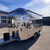 MGA-3.5M Mirror Stainless Steel Dual Axle Premium Custom Mobile Food Trailer