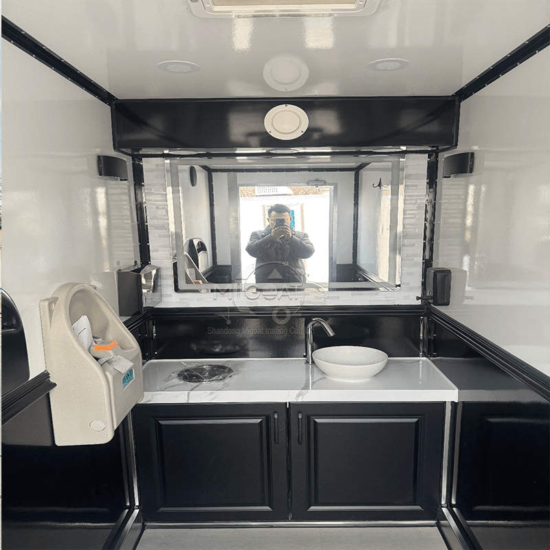 MGT-4.5M Premium Mobile Restroom Trailer, Commercial-Grade Portable Bathroom for Outdoor Use
