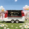 MGA-3M High-End Custom Stainless Steel Dual-Axle Towable Food Trailer